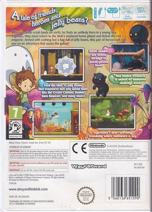 A Boy and His Blob - Wii (B Grade) (Used)